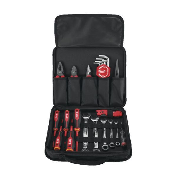 Set de instrumente, clește combinat / cheie combinată / clești tăietor / clește pentru tăiere diagonală / chei hexagonale / izolată VDE / cuțit / șurubelniță Phillips PH / foarfece  [3]