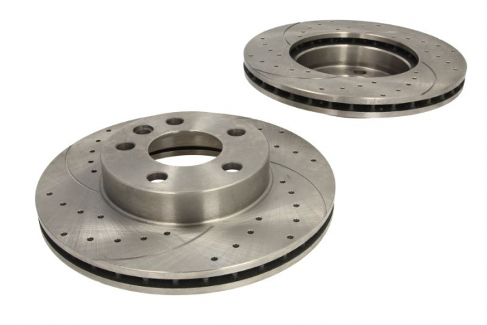 Set disc frana, 2 buc. SPEEDMAX, fata, stanga/dreapta, diametru iesire 280 mm, grosime 24 mm, potrivit VW TRANSPORTER T4 1.9D-2.8 07.90-06.03 [1]
