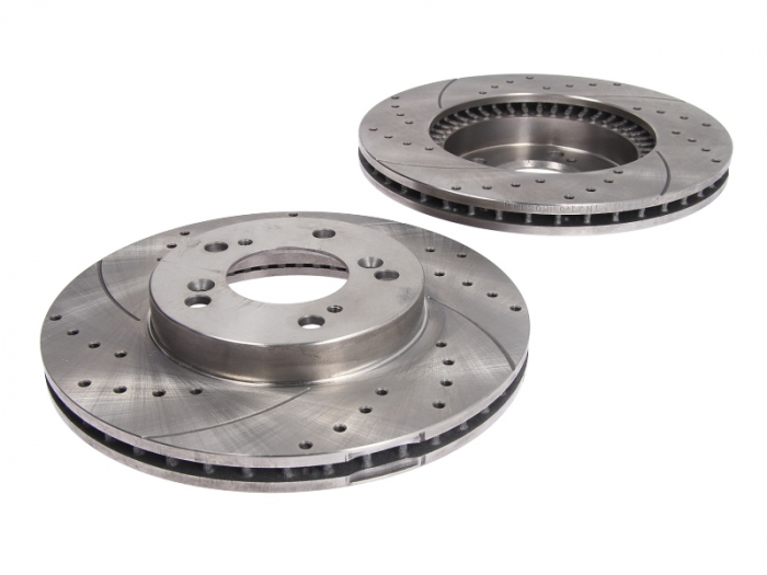 Set disc frana, 2 buc. SPEEDMAX, fata, stanga/dreapta, diametru iesire 282 mm, grosime 23 mm, potrivit ACURA LEGEND, LEGEND II, RL; HONDA CR-V I, HR-V, INTEGRA 1.6-3.5 01.87- [1]