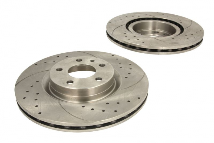 Set disc frana, 2 buc. SPEEDMAX fata, stanga/dreapta, diametru iesire 284 mm, grosime 22 mm, potrivit ALFA ROMEO 147, 156, 164, GT, GTV, SPIDER 1.3D-3.0 03.86- [1]