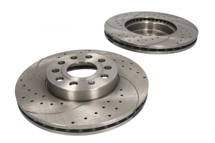 Set disc frana, 2 buc. SPEEDMAX fata, stanga/dreapta, diametru iesire 288 mm, grosime 25 mm, potrivit AUDI A3; SEAT ALTEA, ALTEA XL, CORDOBA, IBIZA III 1.2-3.6 09.96- [1]