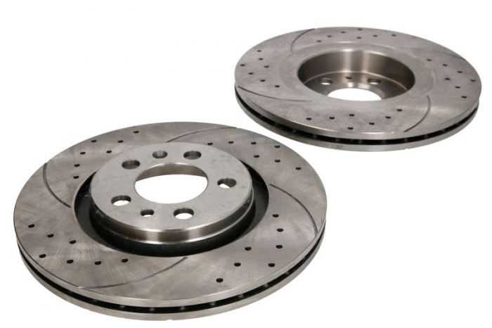 Set disc frana, 2 buc. SPEEDMAX spate, stanga/dreapta, diametru iesire 280 mm, grosime 10 mm, potrivit TOYOTA AVENSIS 1.6-2.4 03.03-11.08 [1]