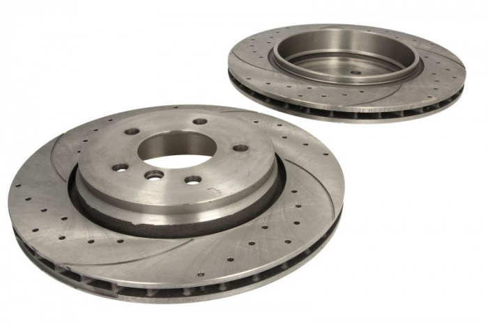 Set disc frana, 2 buc. SPEEDMAX, spate, stanga/dreapta, diametru iesire 320 mm, potrivit BMW 3 (E46) 2.5/3.0/3.0D 10.99-12.07 [1]