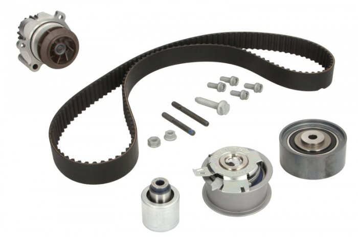 Set distributie (curea + intinzator + Pompa apa) potrivit AUDI A3, A4 B7, A6 C6; CHRYSLER SEBRING; JEEP COMPASS, PATRIOT; MITSUBISHI GRANDIS, LANCER VIII, OUTLANDER II 2.0D 02.03- [2]