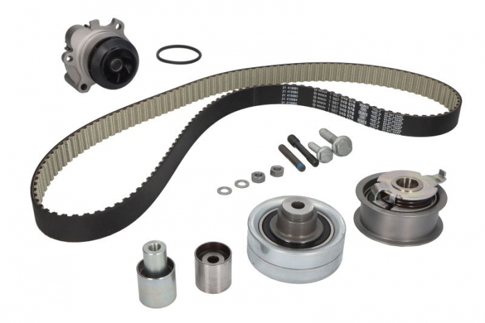 Set distributie (curea + intinzator + Pompa apa) potrivit AUDI A3; SEAT CORDOBA, CORDOBA VARIO, CORDOBA VARIO/KOMBI, IBIZA II, INCA, LEON, TOLEDO II; SKODA OCTAVIA I 1.9D 11.95-03.10 [2]