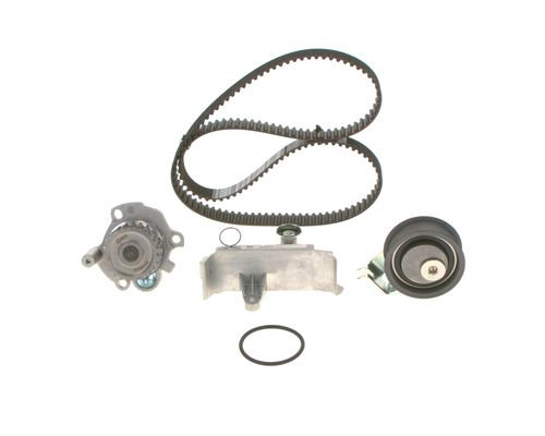 Set distributie (curea + intinzator + Pompa apa) potrivit AUDI A3, TT; SEAT ALHAMBRA, LEON, TOLEDO II; SKODA OCTAVIA I; VW BORA, BORA I, GOLF IV, NEW BEETLE, SHARAN 1.8 09.96-12.10 [3]