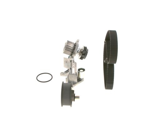 Set distributie (curea + intinzator + Pompa apa) potrivit AUDI A3, TT; SEAT ALHAMBRA, LEON, TOLEDO II; SKODA OCTAVIA I; VW BORA, BORA I, GOLF IV, NEW BEETLE, SHARAN 1.8 09.96-12.10 [4]