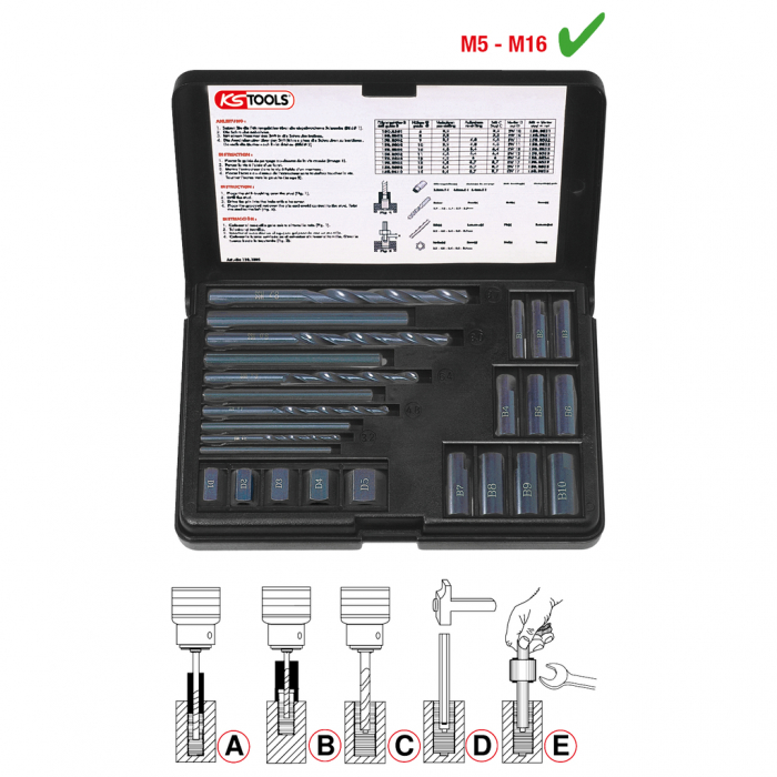 Set extractor pentru filete 25 piese [6]