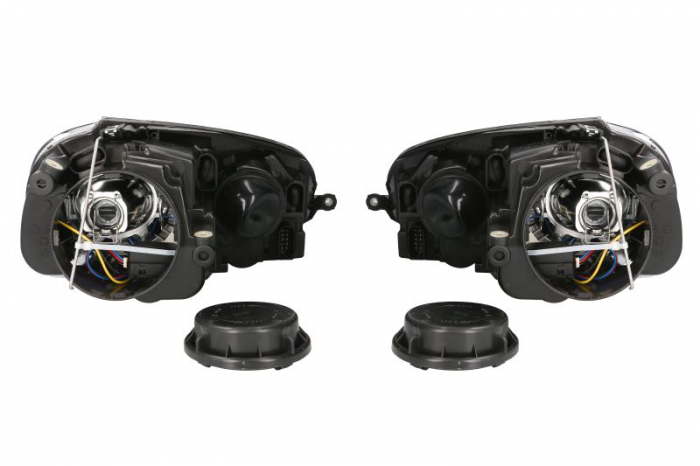 Set faruri stanga/dreapta (H7/H7, electric, fara motor, set, culoare interior: negru) potrivit VW GOLF V, JETTA III 10.03-10.10 [2]