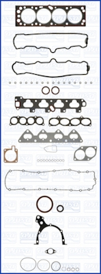 Set garnituri chiulasa potrivit CHEVROLET CORSA; OPEL ASTRA F, ASTRA F/KOMBI, CORSA B, TIGRA, VECTRA B 1.6 03.93-07.02 [1]