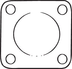 Set Garnituri, Sistem de esapament potrivit FORD MONDEO III, TRANSIT; JAGUAR X-TYPE I 2.0D/2.2D/2.4D 01.00-12.09 [2]