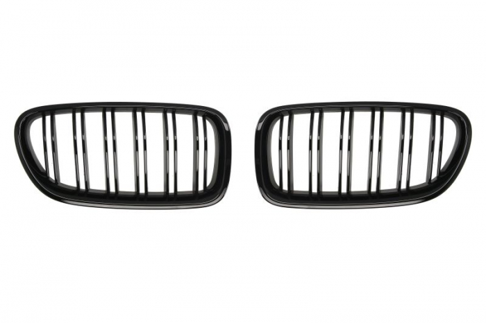 Set grile radiator model pachet M, negru lucios potrivit BMW Seria 5 F10, 5 F11 1.6-4.4 2009-2017 [1]