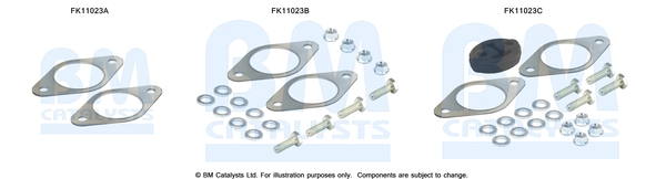 Set montaj esapament BM11023 FORD C-MAX, FOCUS II, GALAXY, MONDEO IV, S-MAX 2.0D/2.2D intre 2004-2015 [2]
