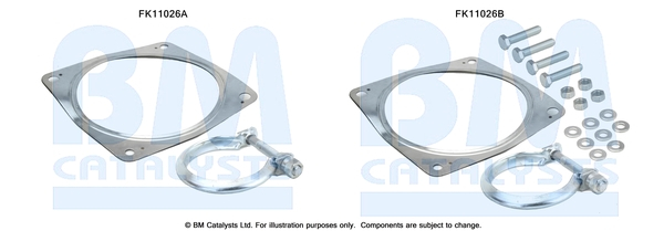 Set montaj esapament BM11026 CITROEN C8, JUMPY; FIAT SCUDO, ULYSSE; LANCIA PHEDRA; PEUGEOT 807, EXPERT, EXPERT TEPEE 2.0D/2.2D dupa 2006 [2]