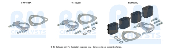 Set montaj esapament BM11028 OPEL ZAFIRA B 1.9D intre 2005-2015 [2]
