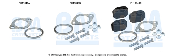 Set montaj esapament BM11043 MAZDA 5 2.0D intre 2005-2010 [2]