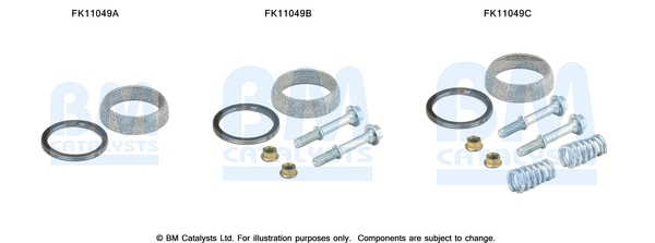 Set montaj esapament BM11049 SUZUKI GRAND VITARA II 1.9D intre 2005-2015 [2]