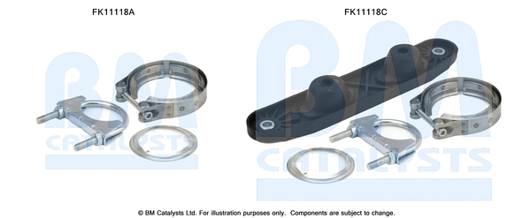 Set montaj esapament BM11118 AUDI A3; SEAT ALTEA, ALTEA XL, LEON, TOLEDO III; SKODA OCTAVIA II, SUPERB II; VW CADDY III, EOS, GOLF PLUS, GOLF V 1.9D/2.0D dupa 2003 [2]