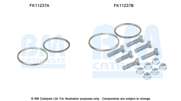 Set montaj esapament BM11237 HONDA CR-V III 2.2D dupa 2007 [2]
