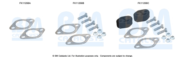 Set montaj esapament BM11268 FORD TOURNEO CONNECT, TRANSIT CONNECT 1.8D intre 2002-2013 [2]
