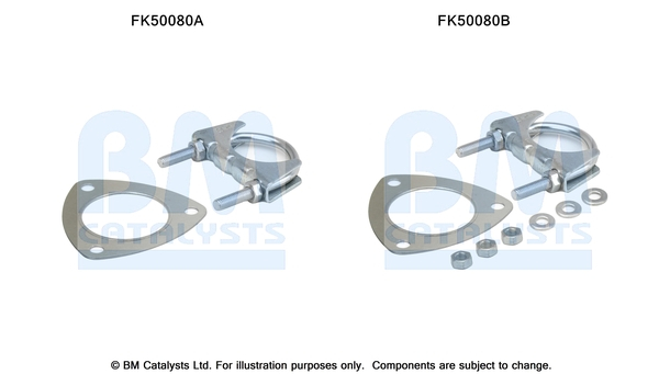 Set montaj esapament BM50080 OPEL ASTRA G, ZAFIRA A 1.4/1.6 intre 1998-2005 [2]