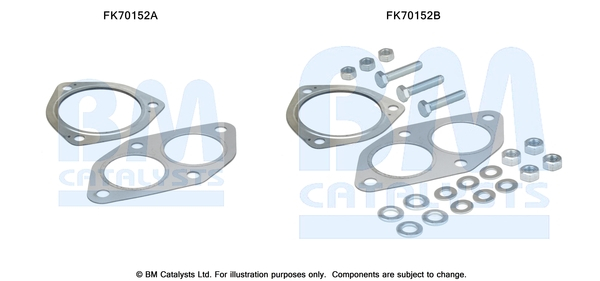 Set montaj esapament BM70152 AUDI A4; VW PASSAT 1.6/1.8 intre 1994-2001 [2]
