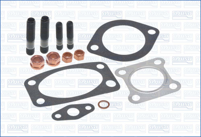 Set montaj turbocompresor (cu garnituri) potrivit ALFA ROMEO 159, BRERA, SPIDER; FIAT CROMA 2.4D 06.05-12.12 [2]