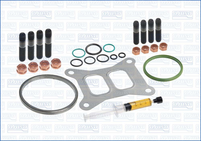 Set montaj turbocompresor (cu garnituri) potrivit AUDI A1, A3, Q3, TT; SEAT LEON, LEON SC, LEON ST; SKODA OCTAVIA III, SUPERB III; VW BEETLE, GOLF ALLTRACK VII, GOLF VI, GOLF VII 1.8/2.0 04.12- [2]
