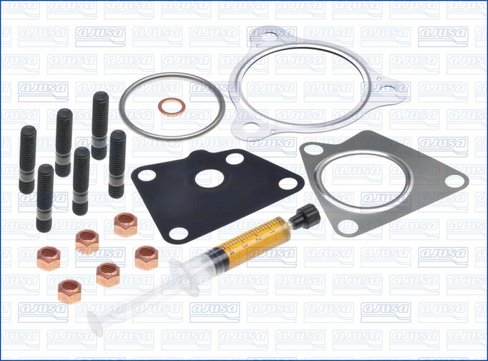 Set montaj turbocompresor (cu garnituri) potrivit AUDI A4 B7, A6 ALLROAD C6, A6 C6, A8 D3, Q7; VW PHAETON, TOUAREG 2.7D/3.0D 08.03-08.11 [2]