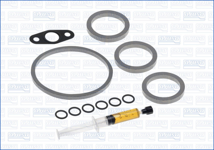 Set montaj turbocompresor (cu garnituri) potrivit BMW 1 (E82), 1 (E88), 3 (E90), 3 (E91), 3 (E92), 3 (E93), 5 (E60), 7 (F01, F02, F03, F04), X6 (E71, E72), Z4 (E89) 3.0 04.06-08.16 [2]