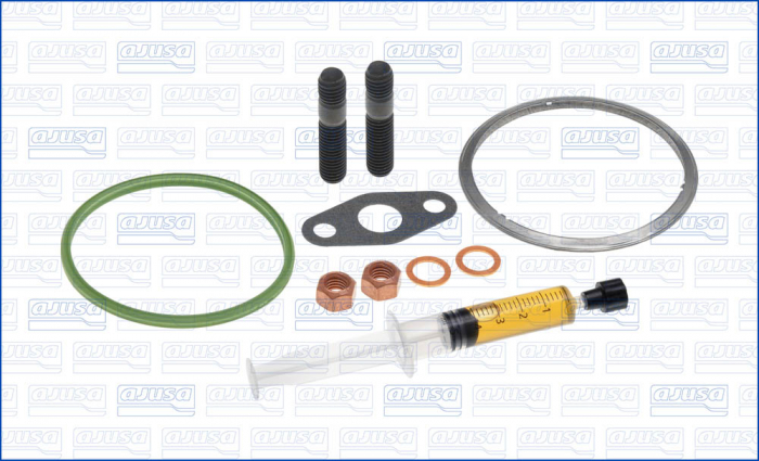 Set montaj turbocompresor (cu garnituri) potrivit BMW 3 (E90), 3 (E91), 3 (E92), 3 (E93), 3 (F30, F80), 3 (F31), 5 (F10), 5 (F11), 5 GRAN TURISMO (F07), 6 (F12), 6 (F13) 3.0D 06.05-06.19 [2]