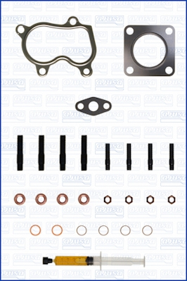 Set montaj turbocompresor (cu garnituri) potrivit CHRYSLER GRAND VOYAGER III, VOYAGER III, VOYAGER IV; ISUZU D-MAX I; OPEL FRONTERA A, FRONTERA A SPORT, MONTEREY A 2.5D-3.1D 09.91-06.12 [3]