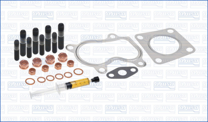 Set montaj turbocompresor (cu garnituri) potrivit CHRYSLER GRAND VOYAGER III, VOYAGER III, VOYAGER IV; ISUZU D-MAX I; OPEL FRONTERA A, FRONTERA A SPORT, MONTEREY A 2.5D-3.1D 09.91-06.12 [2]