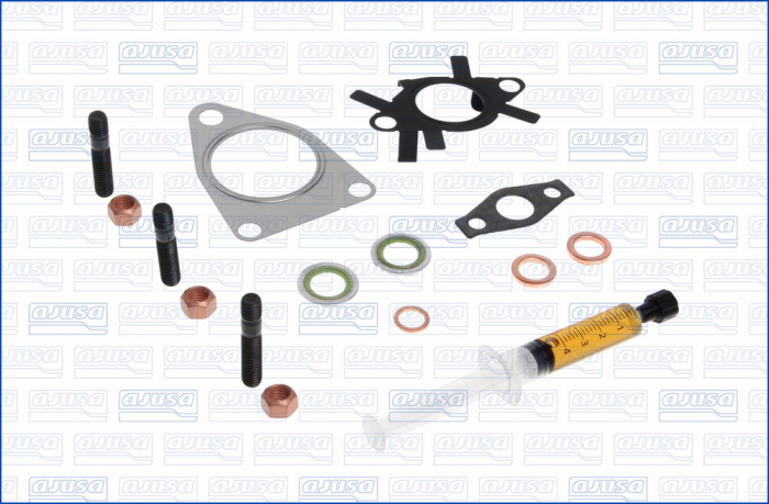 Set montaj turbocompresor (cu garnituri) potrivit CITROEN C3 PICASSO, C4, C4 GRAND PICASSO I, C4 I, C4 PICASSO I, C5 II, C5 III, C5/KOMBI, C8, JUMPY II; FIAT SCUDO, ULYSSE; FORD C-MAX 1.6D/2.0D 10.03- [2]