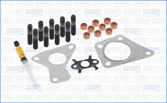 Set montaj turbocompresor (cu garnituri) potrivit DACIA DUSTER; NISSAN ALMERA II; RENAULT CLIO II, LAGUNA III, MEGANE II, SCENIC II, THALIA I 1.5D 09.02- [2]
