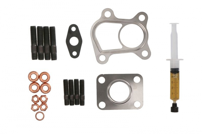 Set montaj turbocompresor (cu garnituri) potrivit HYUNDAI ELANTRA III, HIGHWAY, SANTA FÉ I, TRAJET, TUCSON, TUCSON/SUV; KIA CARENS II, CERATO I, SPORTAGE II 2.0D 03.01- [1]