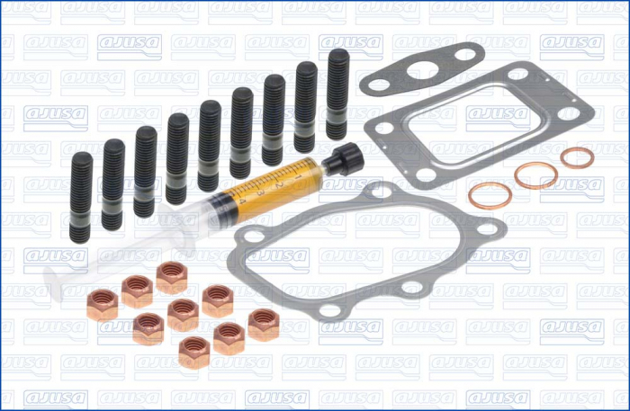 Set montaj turbocompresor (cu garnituri) potrivit NISSAN 200SX, PATROL GR IV, PATROL III/2 1.8/2.8D 05.86-06.97 [2]