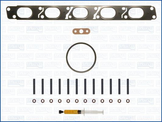 Set montaj turbocompresor (cu garnituri) potrivit VOLVO C30, C70 II, S40 II, S80 II, V40, V50, V70 III; FORD FOCUS II, MONDEO IV, S-MAX 2.0/2.5/2.5ALK 01.04-12.16 [2]