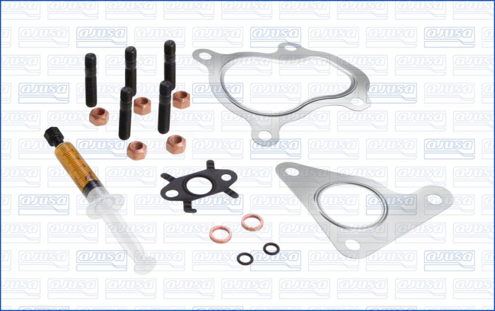 Set montaj turbocompresor (cu garnituri) potrivit VOLVO S40 I, V40; MITSUBISHI CARISMA, SPACE STAR; OPEL MOVANO A, VIVARO A; RENAULT CLIO II, KANGOO, KANGOO EXPRESS, LAGUNA I, LAGUNA II 1.9D 03.99- [2]