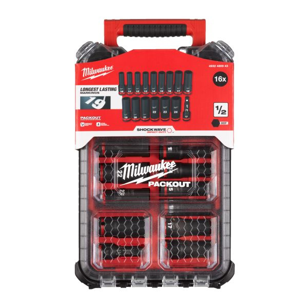 Set premiu de scule, omogen, profil: Hexagonal, priza / actionare: 1/2", ambalare: cutie de plastic [2]