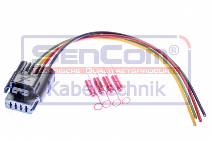Set reparatie cabluri (200mm, numar pini: 4) potrivit CITROEN C4 I, C5 II, C6 1.4-3.0D 09.04- [4]