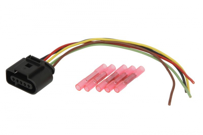 Set reparatie cabluri pentru bobina de aprindere; pentru debitmetru de aer (200mm, numar pini: 5) potrivit AUDI A3, A4 B5, A4 B6, A4 B7, A6 C6, Q7; SEAT ALTEA, ALTEA XL, LEON 1.0-3.0D 09.95- [1]