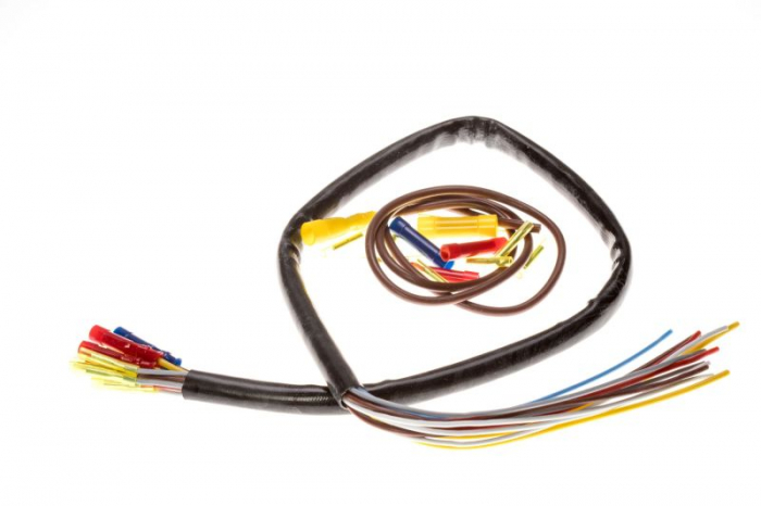 Set reparatie cabluri pentru capacul portbagajului (1000mm, numar pini: 12, fara acoperire, Stanga) potrivit BMW 5 (E61) 2.0-5.0 03.04-12.10 [2]