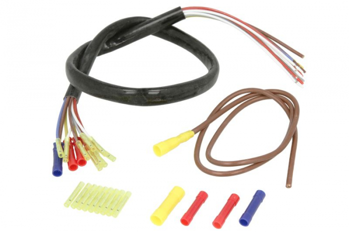 Set reparatie cabluri pentru capacul portbagajului (1000mm, numar pini: 12, fara acoperire, Stanga) potrivit BMW 5 (E61) 2.0-5.0 03.04-12.10 [1]