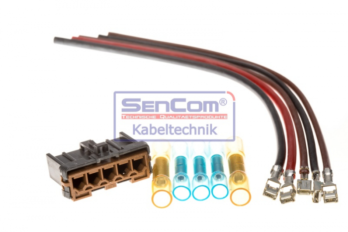 Set reparatie cabluri pentru faruri (195mm, numar pini: 2, cu dop; manson termocontractabil) potrivit ABARTH 500 / 595 / 695; CITROEN JUMPER I, JUMPER II; FIAT 500, BARCHETTA 0.7-Electric 07.91- [3]