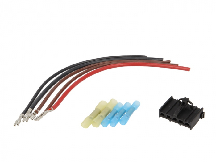 Set reparatie cabluri pentru faruri (195mm, numar pini: 2, cu dop; manson termocontractabil) potrivit ABARTH 500 / 595 / 695; CITROEN JUMPER I, JUMPER II; FIAT 500, BARCHETTA 0.7-Electric 07.91- [1]