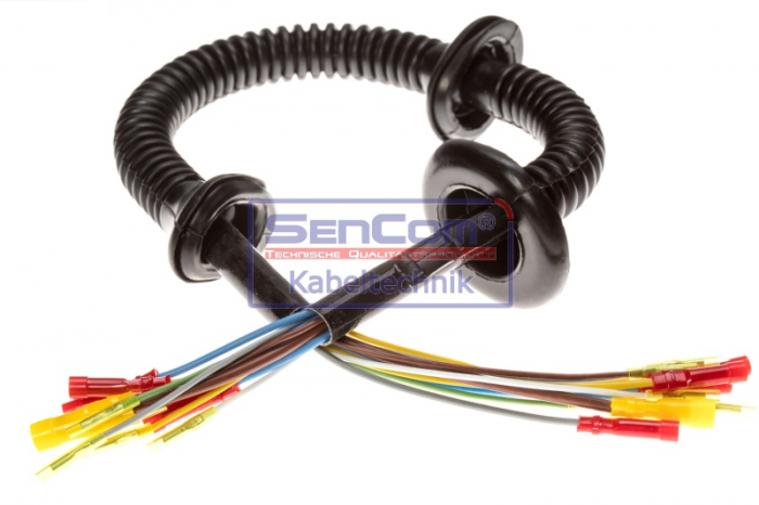 Set reparatie cabluri portbagaj (600mm, numar pini: 13, cu capac, Dreapta/Stanga) potrivit BMW 3 (E46) 1.6-3.0D 12.97-05.05 [2]