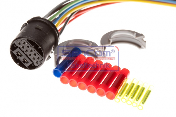 Set reparatie cabluri usa (200mm, numar pini: 11, cu dop; fara acoperire; pentru vehicule cu geam electric, Dreapta/Stanga) potrivit OPEL MERIVA A 1.3D-1.8 05.03-05.10 [2]