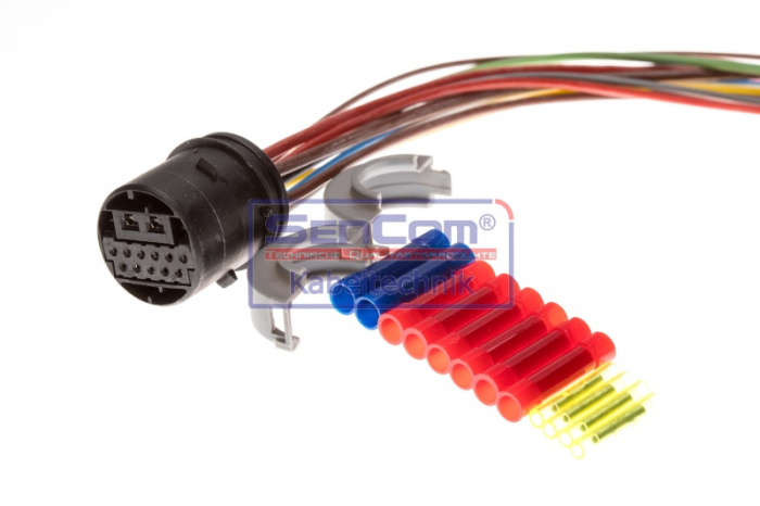 Set reparatie cabluri usa (200mm, numar pini: 11, cu dop; fara acoperire; pentru vehicule cu geam electric, Dreapta/Stanga) potrivit OPEL ZAFIRA A 1.6-2.2D 04.99-06.05 [2]