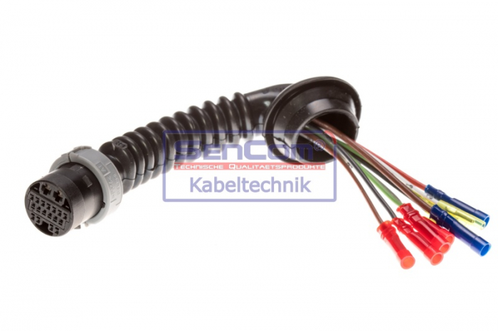 Set reparatie cabluri usa (200mm, numar pini: 12, cu capac; pentru vehicule fara cheyless-Go, Dreapta/Stanga) potrivit OPEL ZAFIRA B, ZAFIRA B/MINIVAN 1.6-2.2 07.05-04.15 [2]